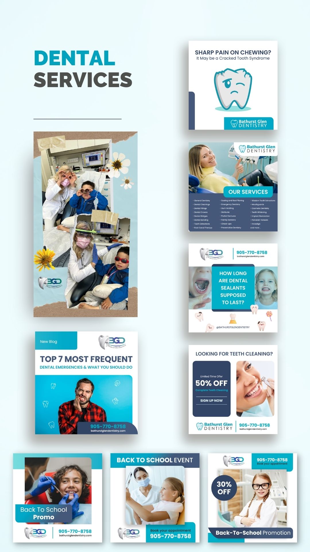 Dental Banners examples